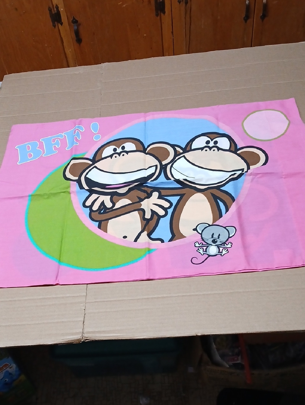 Bobby Jack Y2K BFF Pillow Case Standard 20x30 in Pillowcase Kawaii Bedding NWOT